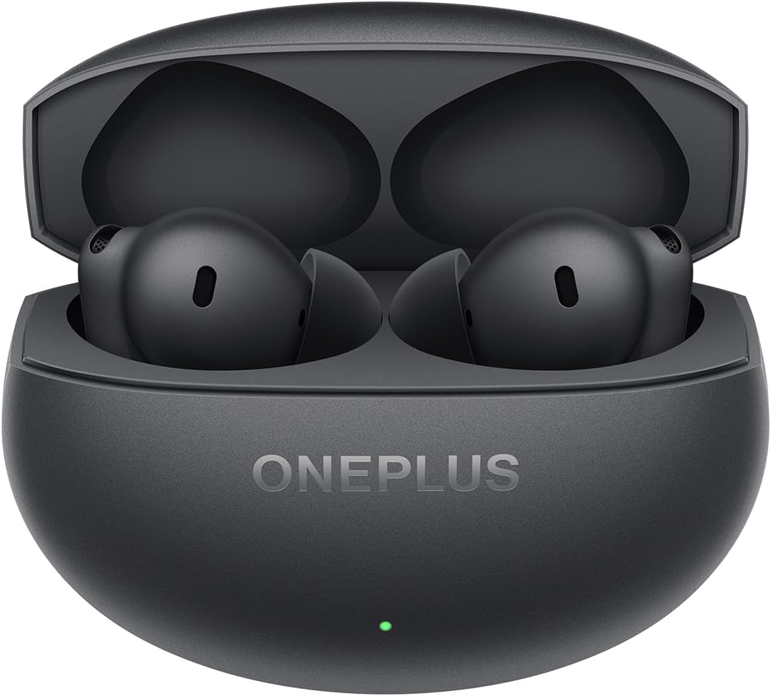 OnePlus Buds 4 Wireless Earbuds,Bass Wave in-Ear Buds,IP55 Tri-Mics AI Earphone,Up to 55dB Adaptive Noise Cancellation,Up to 45Hrs Battery,Grey