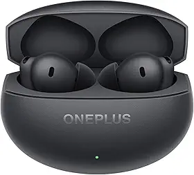 OnePlus Buds 4 fones de ouvido sem fio, fones de ouvido intra-auriculares Bass Wave, IP55 Tri-Mics AI, cancelamento de ruído adaptável de até 55 dB, bateria de até 45 horas, cinza