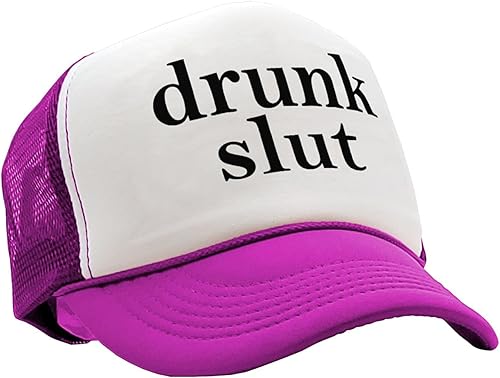 Miniatura 2 de The Goozler - Drunk Slut - Party Frat College Beer Drink - Gorra de camionero estilo retro vintage