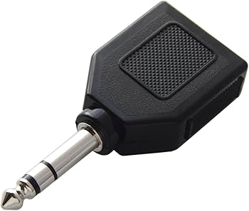 Amazon | φ6.3mm ステレオ標準プラグ (オス) → φ6.3mm ステレオ標準