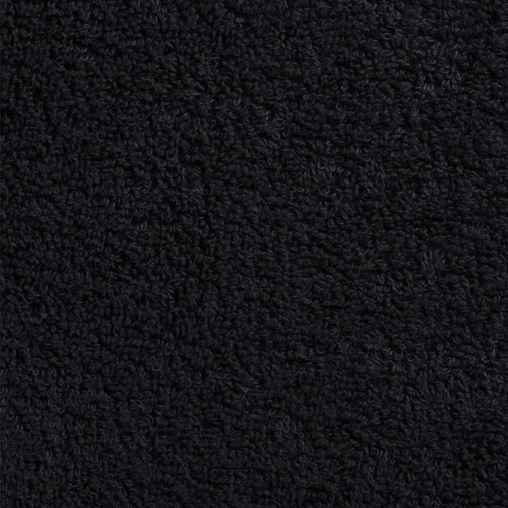Homgoday Juego de Toallas 12 Piezas 100% algodón Negro 600 gsm, Toallas de baño, Juego de Toallas Baño, Toallas de Mano Toallitas, Suaves y Resistentes TipoB