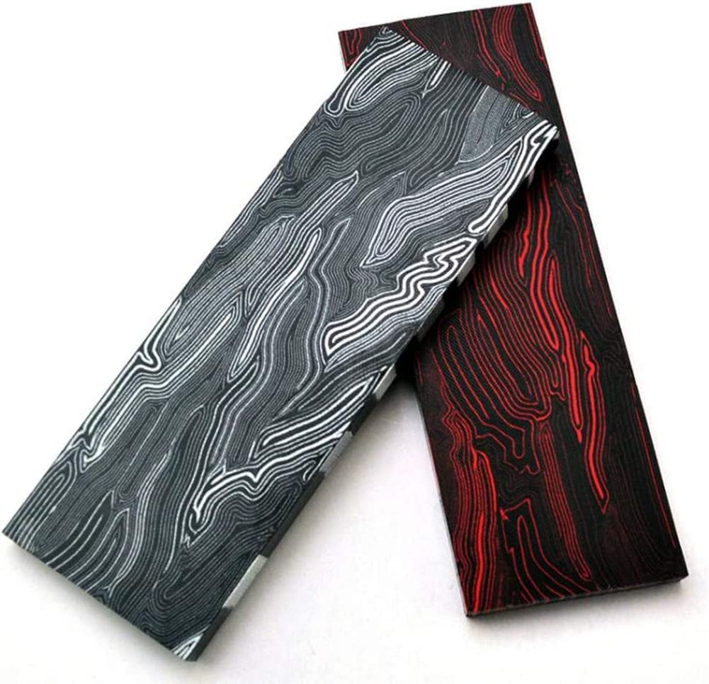 2pc G10 Fiber De Verre Damas Modèle Couteau Poignée Matériel Échelles Dalles Couteaux Personnalisé Bricolage Outil pour Couteau Making Blanks Lames