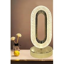 Neo Vista  arjl  Dokunmatik Dekoratif Dim Edilebilir Masa Lambas  Gold, Kristal Elmas [Enerji S n f  A]