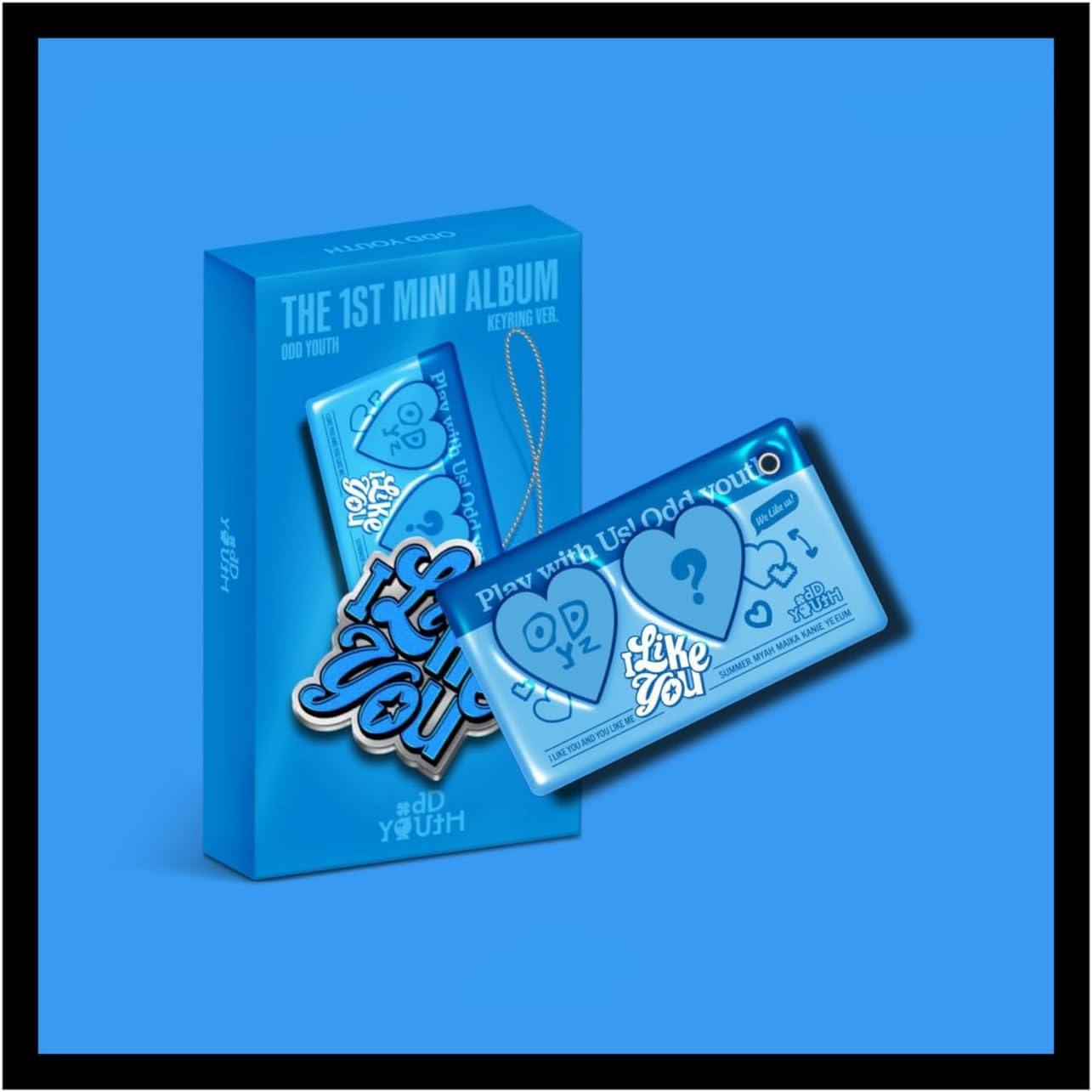 ODD YOUTH I LIKE YOU 1st Mini Album with Tracking Sealed (Keyring Version) + Extra photocards