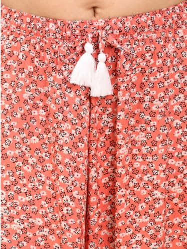 Image of B STORIES Women's Viscose Printed Lounge Culotte Shorts (Pack of 2)