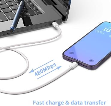 USB C Fast Charger, 3 Pack 20W USB-C Power Adapter with 3 Pack 6FT Type C to Lightning Cable for iPhone 14/13 Pro/13/12/12 Mini/12 Pro Max/11 Pro
