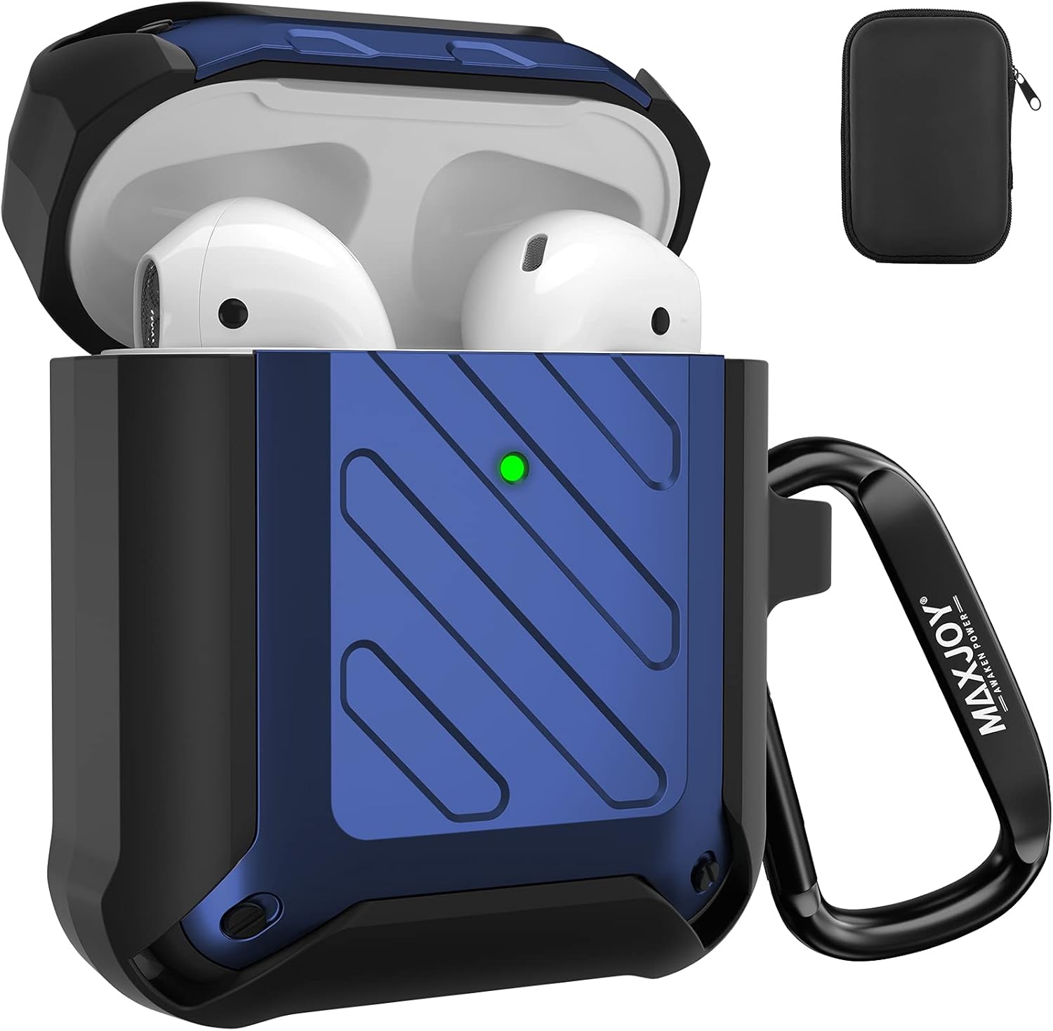 Maxjoy for Airpods 2 Case Cover, Airpods Protective Case