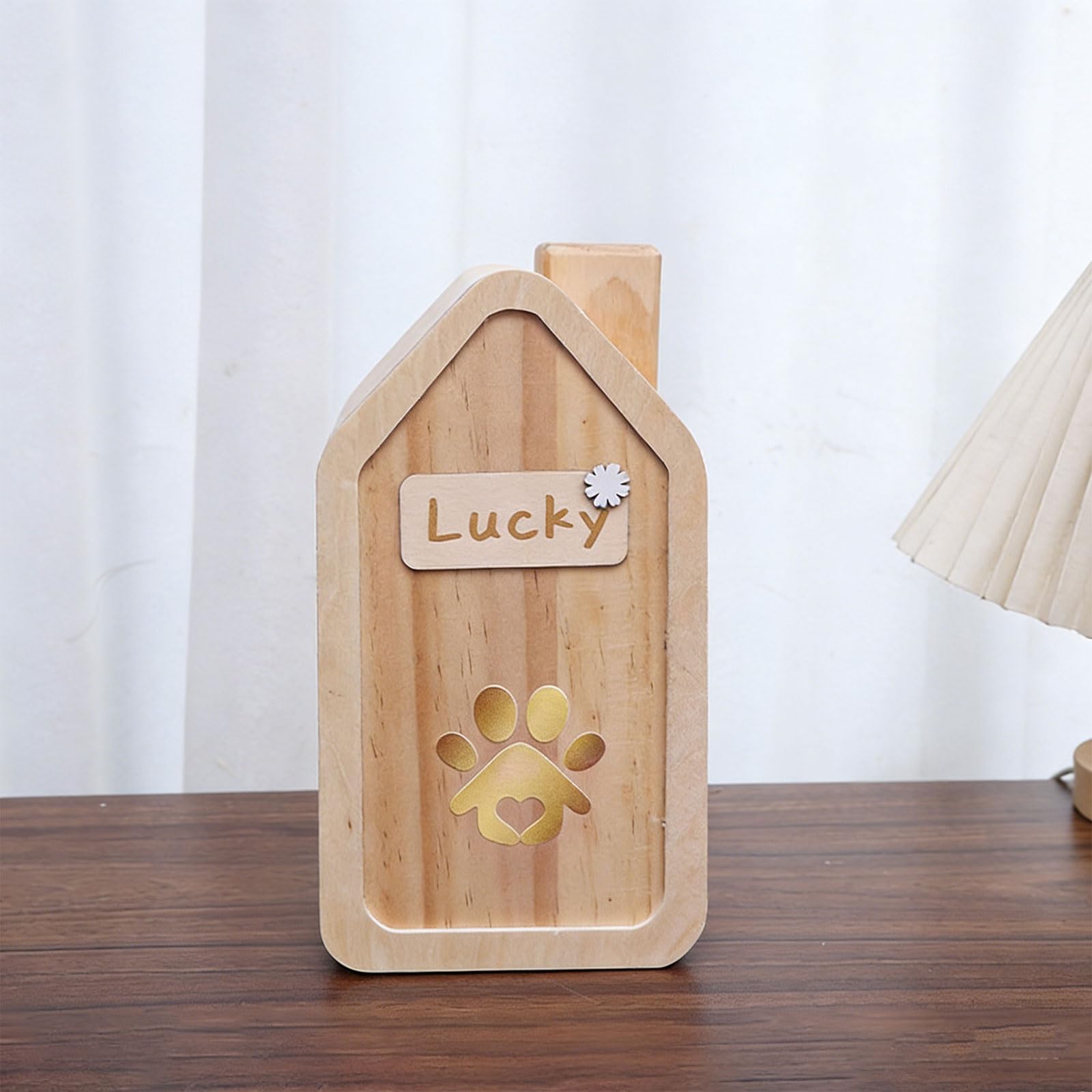 Ataúd de urna para cenizas de cremación, ataúd de condolencias, suministros de regalo para mascotas, accesorios de marco de fotos conmemorativo, urna de acero inoxidable