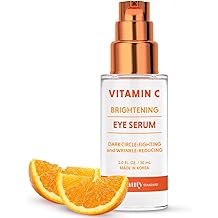 Vitamin C Under Eye Serum - Anti-Aging, Reduces Puffiness, Dark Circles &amp; Wrinkles, Hydrating - Dermatologist Tested, Korean Skin Care - 1 oz / 30 ml