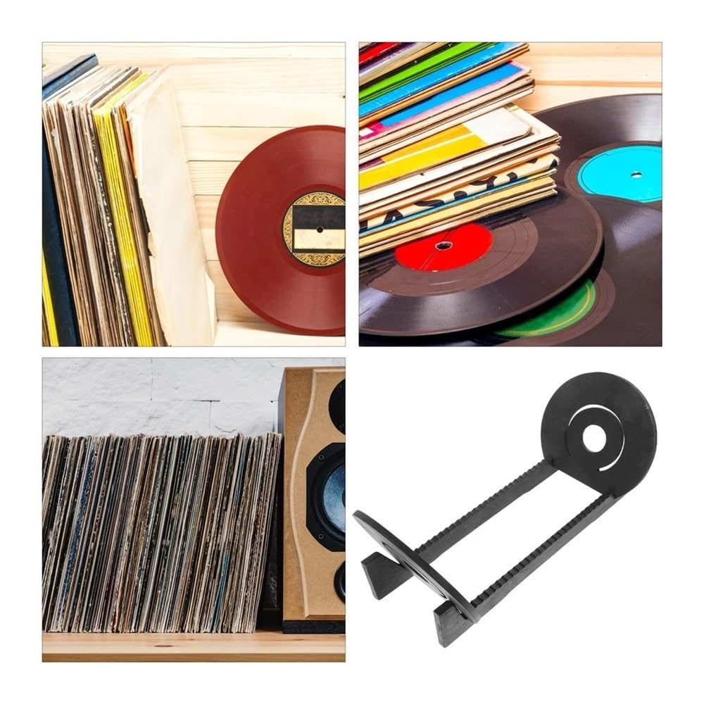 Stojak na płyty CD Drewniany stojak na płyty CD stojak do przechowywania dokumentów uchwyt na płytę winylową Album Blackc wyświetlacz pulpitu organizer na dokumenty