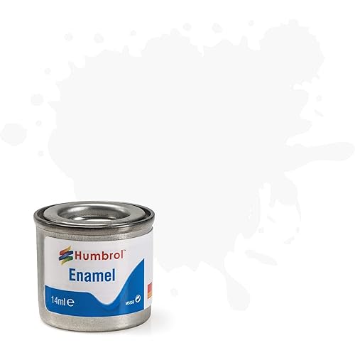Humbrol 14ml No. 1 Tinlet Enamel Paint 22 (white Gloss)
