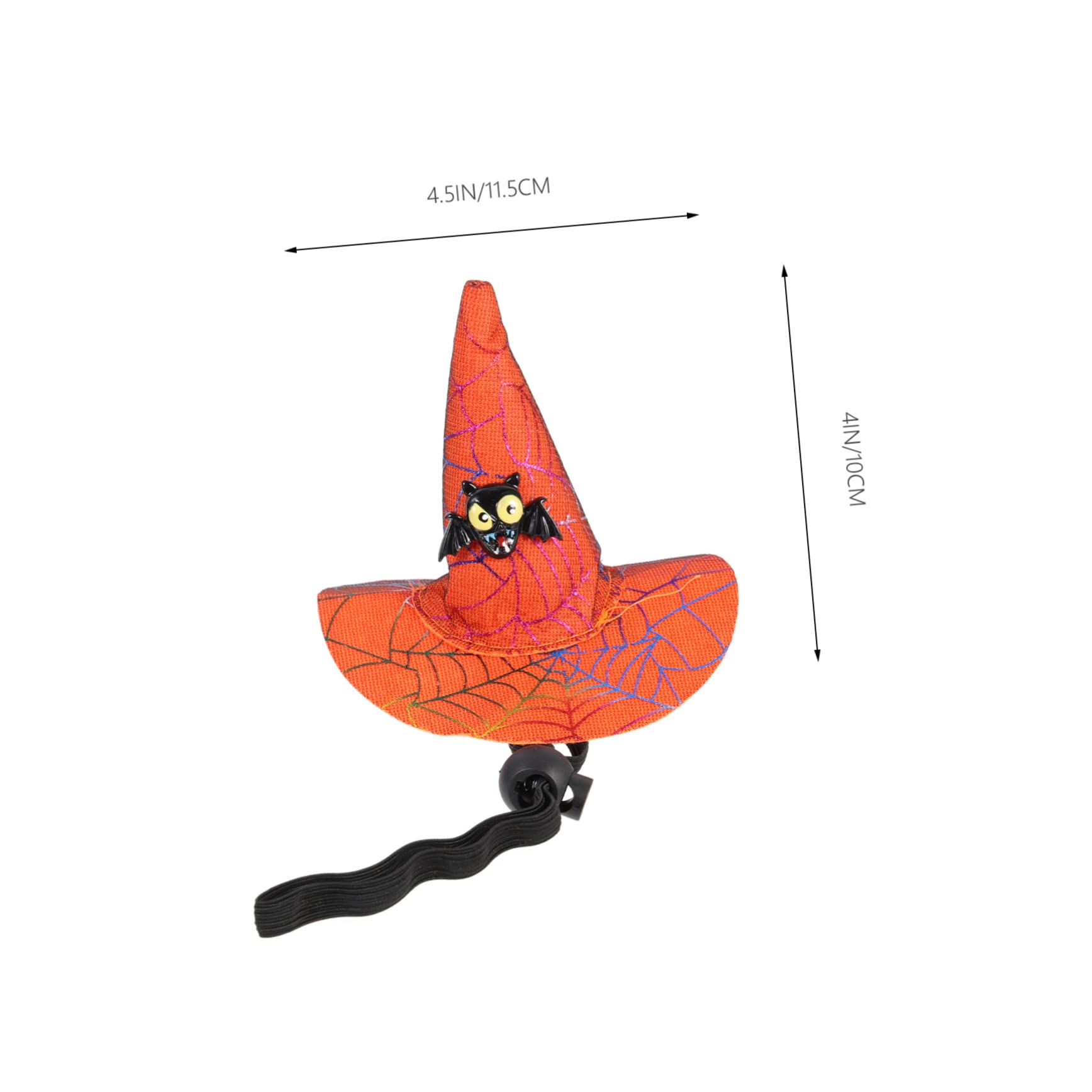 Kisangel 16stücke Teiliges Von Dekorativen Halloween-Witch-hüten Für Haustiere Vielseitige Katzen Und Hundezubehör Für Festlichkeiten Und Cosplay Leicht Bequem Und Auffällig