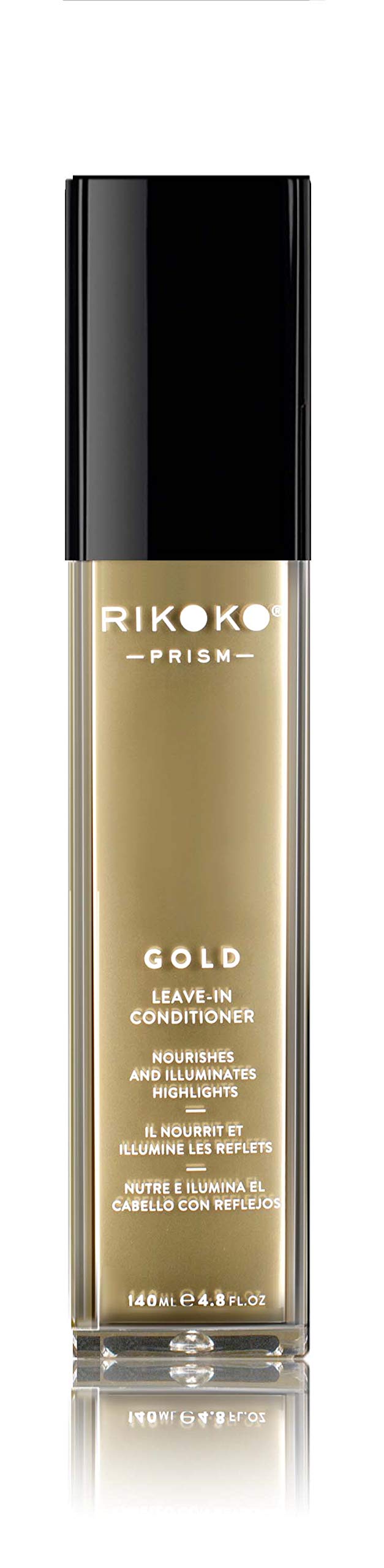Rikoko PRISM GOLD Pigmented Leave-in Conditioner for Natural, Color Treated Hair - 140 ML - Sulfate and Paraben-Free - 5 Conditioners for Your Shade