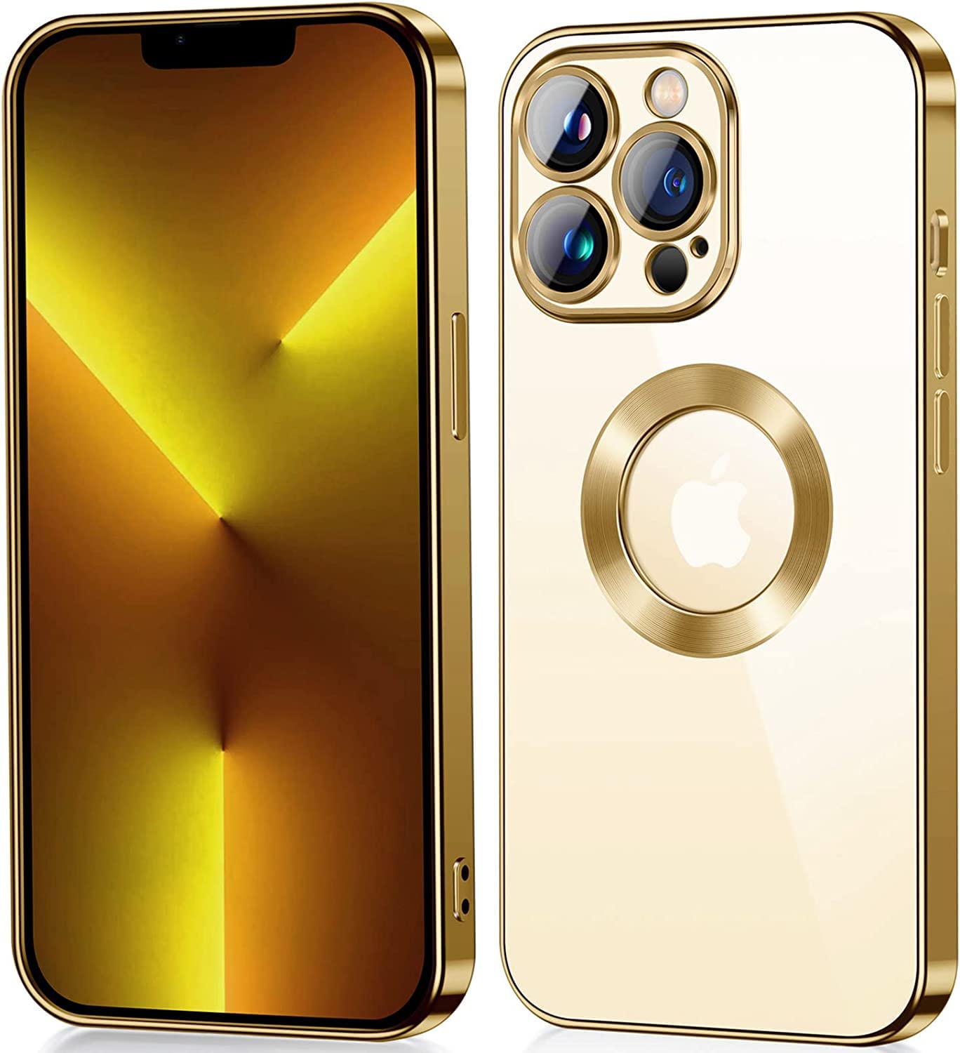 V-TAN Electroplated Logo View | Slim Shockproof | Soft TPU | Anti-Yellow Back Case Cover Compatible with iPhone 11 Pro Max (Gold) (B0BRCQKRC8) Amazon Price History, Amazon Price Tracker