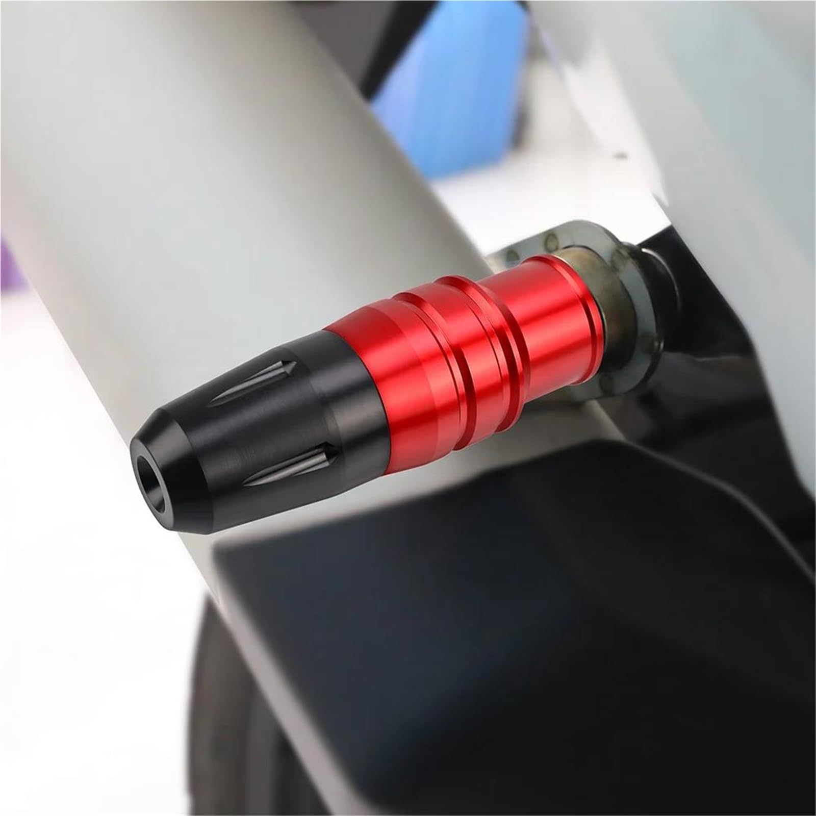 Curseurs De Cadre D'échappement De Moto pour Kawasaki Z500 pour Ninja 500 Z500 pour Ninja 500 SE 2024 2025 Protection Contre Les Chutes Curseur d'échappement Moto Protecteurs(Vert,X-1)