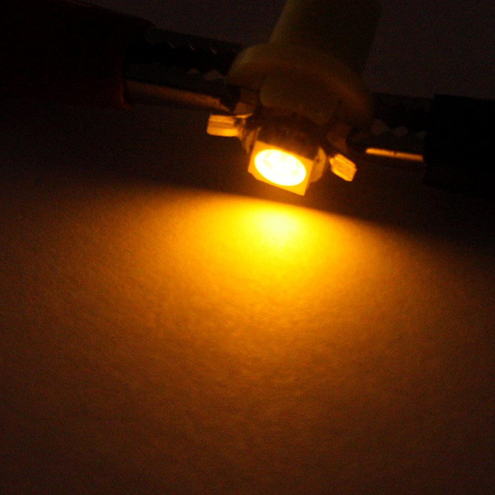 T3 Car Led T3 Bulb Led 20X T3 LED Wedge Bulbs – White Dashboard Lights For Car ...