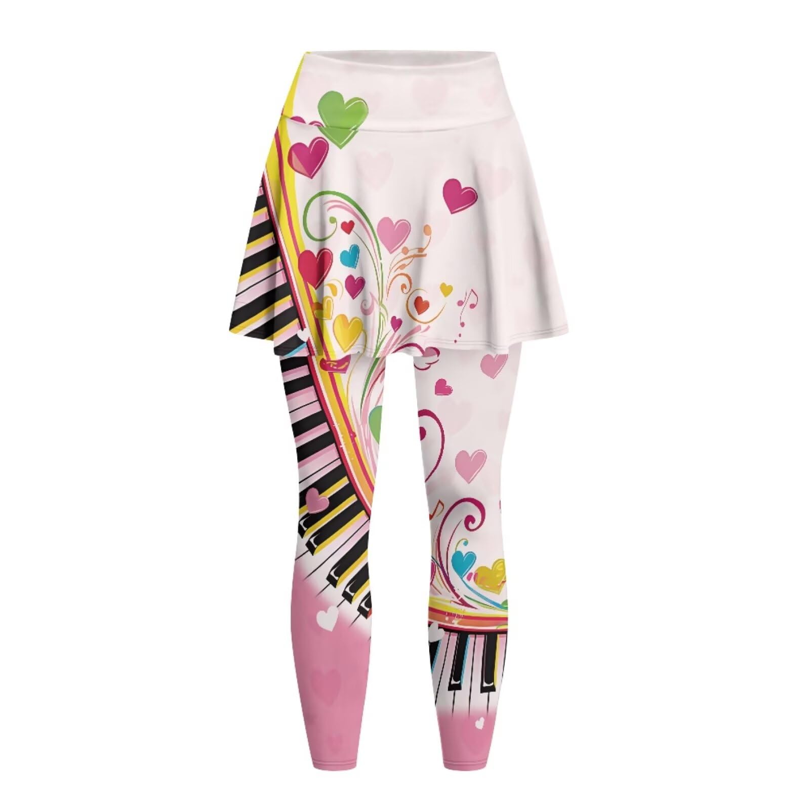 Jeiento Damenrock mit Leggings, Übergröße, athletischer Tennisrock, Leggings mit Tasche, dehnbar, weich, Golf-Skort-Outfits