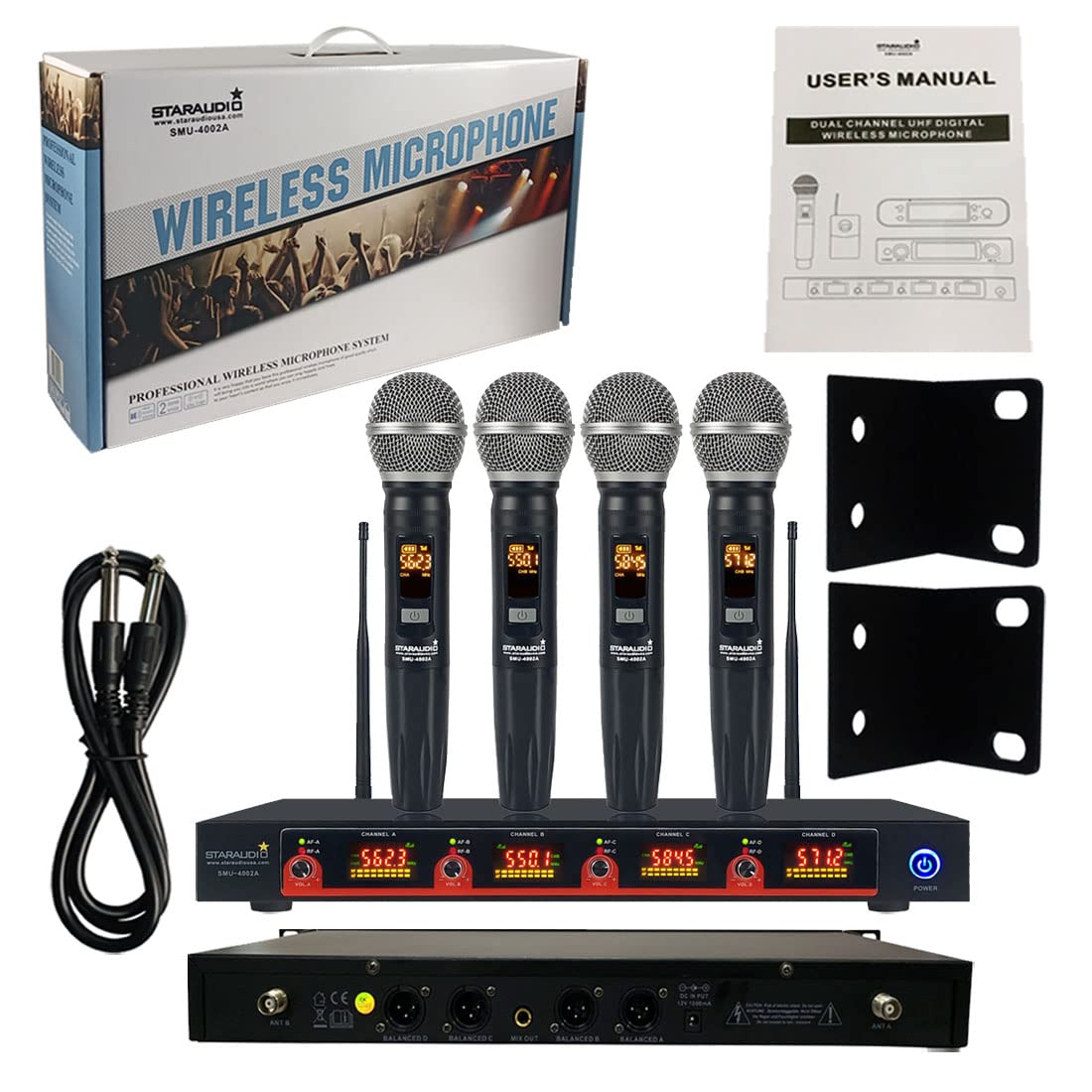 Amazon.com: STARAUDIO Church UHF Wireless Microphone Reciver