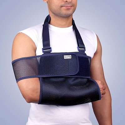 Prime Shoulder Immobilizer Support Brace | Arm Sling for Shoulder Pain, Dislocation, Fracture, Post-Surgery Recovery | A