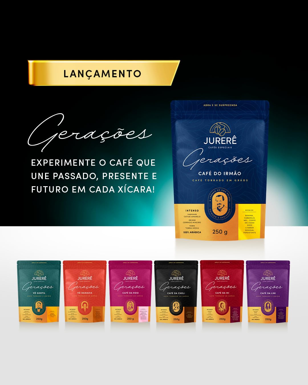 Café Jurerê Gerações Café da Lini - Especial 100% Arábica Arara