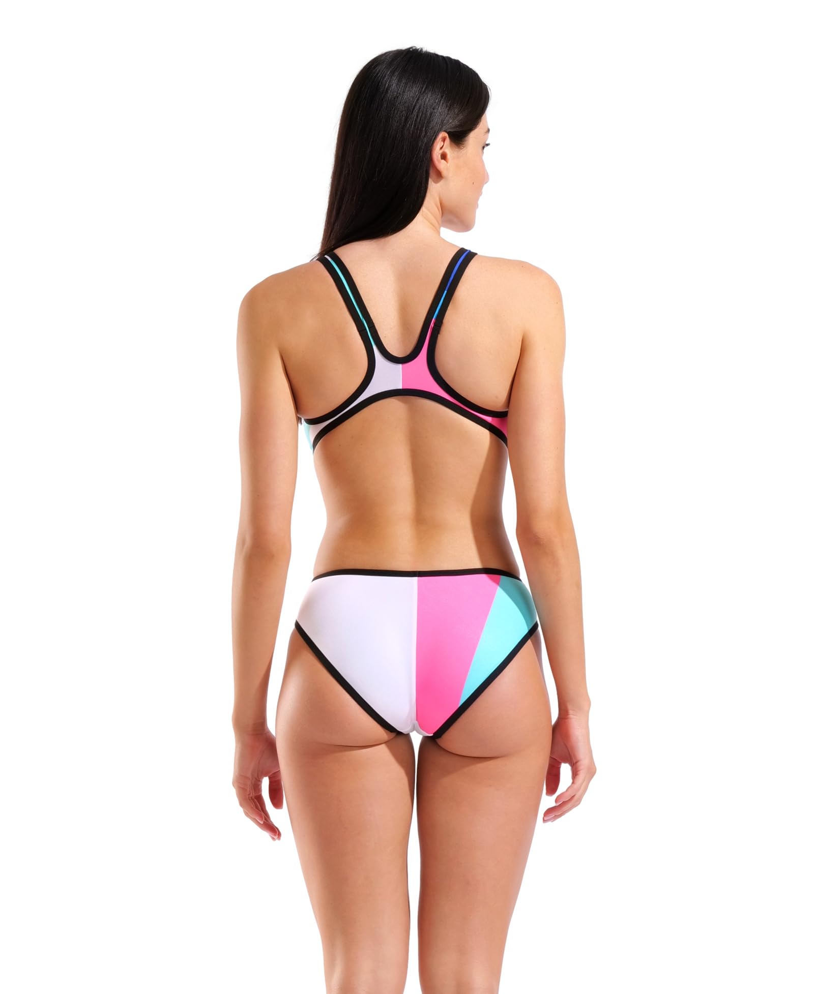 ARENA W ONE Placement Swimsuit TECH Back Black