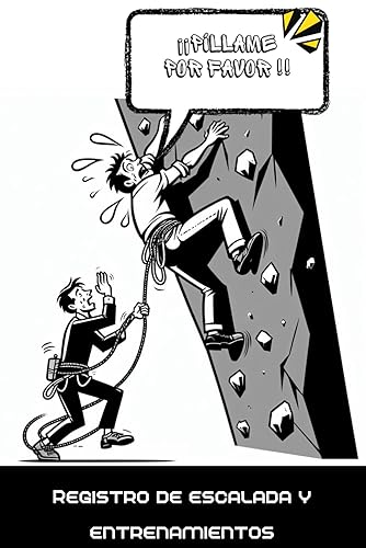 DIARIO ESCALADA Y ENTRENAMIENTO Divertido cuaderno para amantes de los deportes al aire libreRegalo para escaladoresLibro de registrosRegistra más