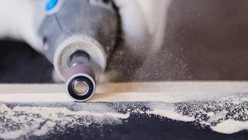 Miniatura 5 de Dremel Paquete múltiple de 408 bandas de lijado, 6 bandas de lijado (0.512 in - grano 60) para lijar, dar forma y alisar materiales de madera y