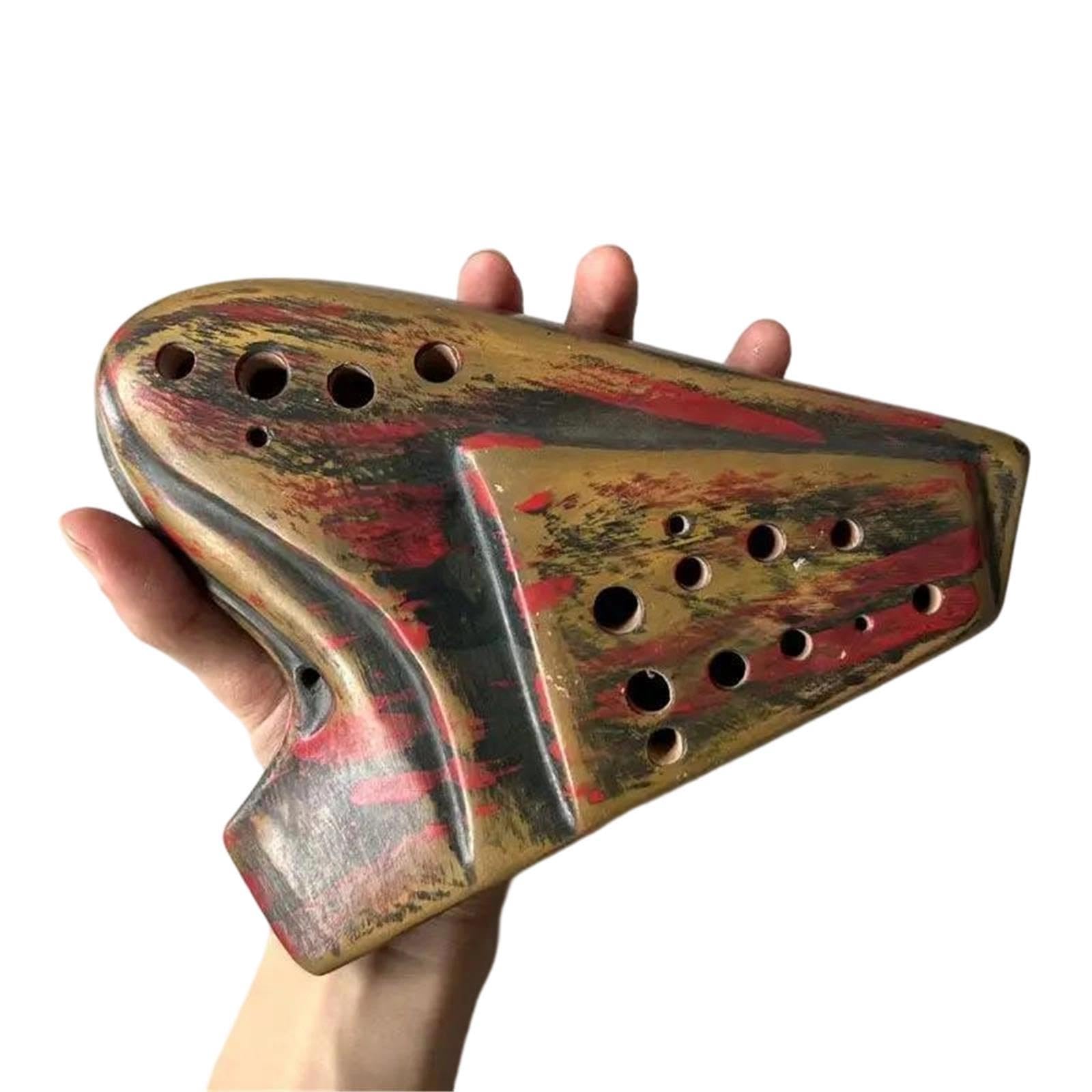 Ocarina Alto AE Tone Ocarina 16 Agujeros Doble Tubo