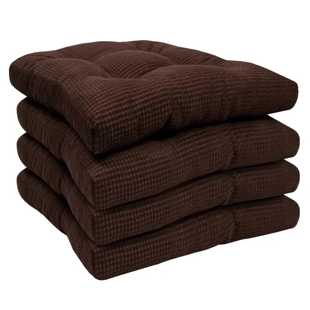 Cojin Antiescaras Paquete de 4 Cojines de Espuma viscoelástica para Silla Cojín para coxis(Charcoal-4)