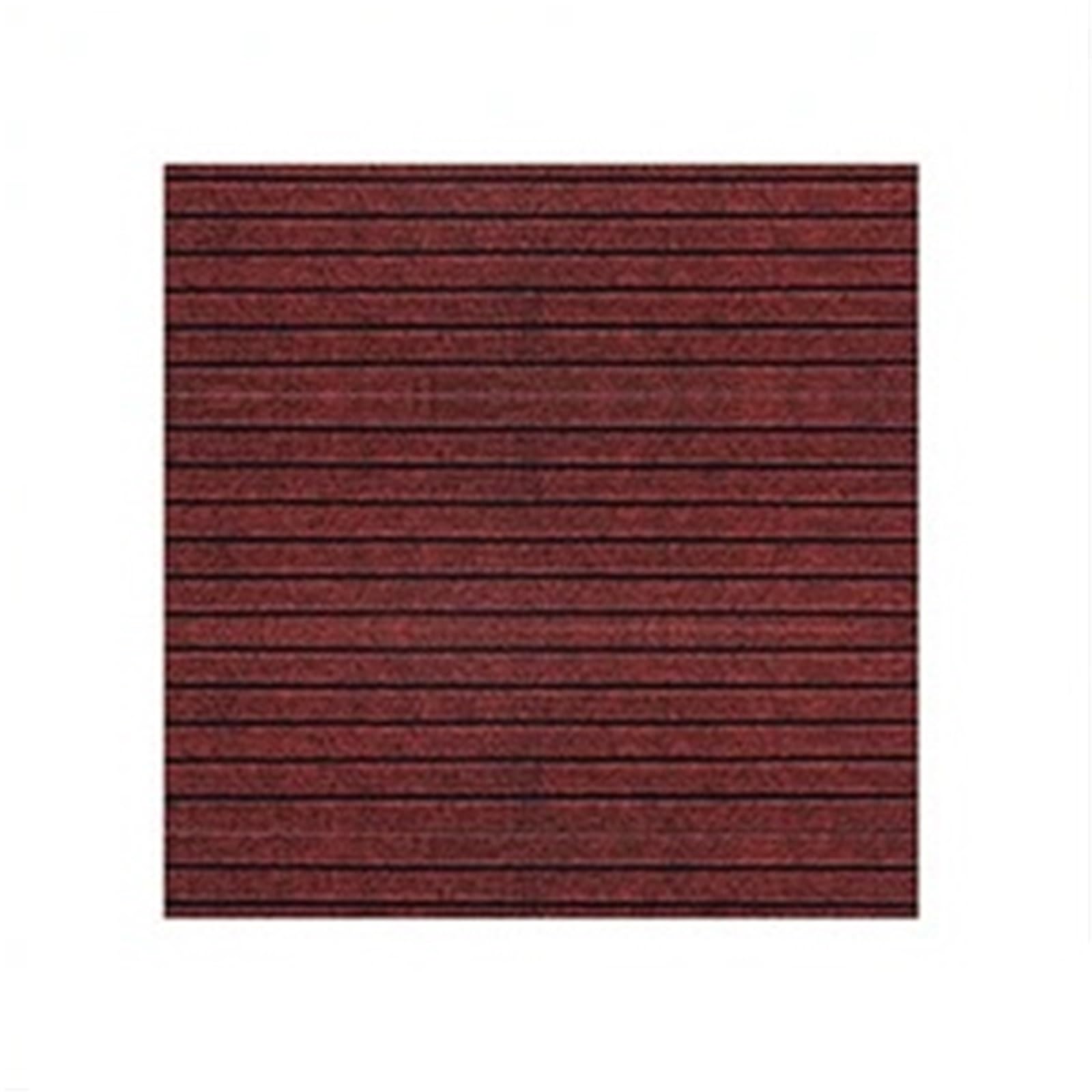 Rutdcjkne Red-30Pcs Carpet Tiles Peel And Stick, Self Adhesive Carpet Tiles 30X30cm Multicolor 10-30Pcs Water Absorbent Indoor(Red-30Pcs)