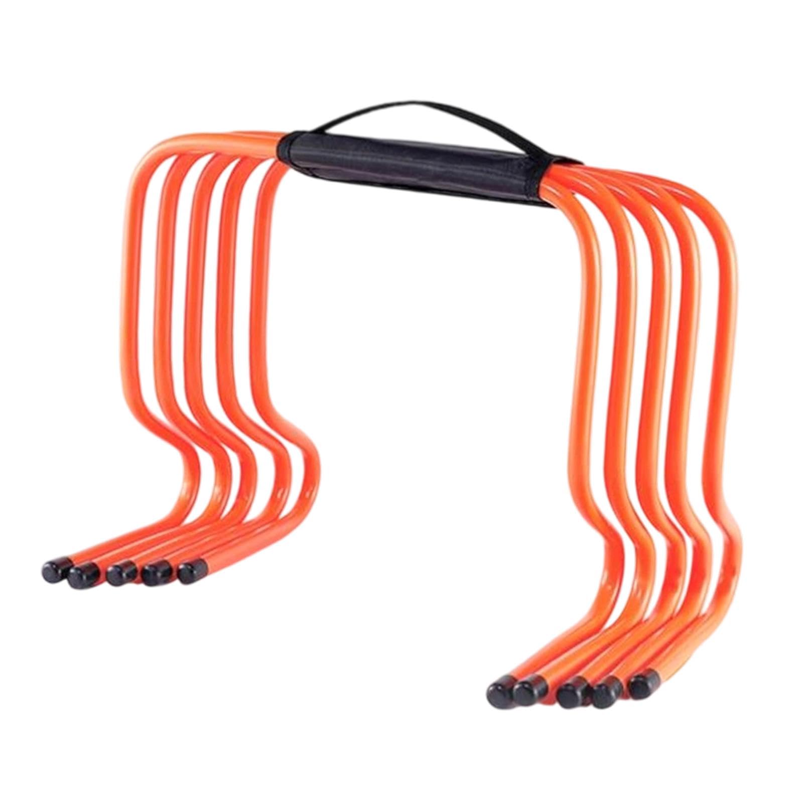 Vallas de Entrenamiento de Agilidad de 5 Piezas, Equipo de Entrenamiento de Velocidad de Salto, Obstáculos Multiusos para de Baloncesto Y Fitn