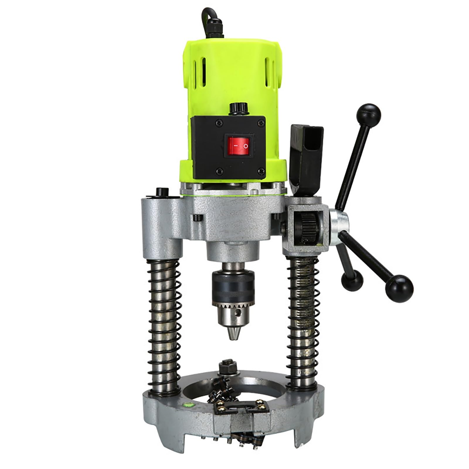 GYKOZY Powerful Pipe Opening Hole Machine, Pipe Hole Punching Machine with Speed Adjustable, Opening Diameter 25-114mm, Electric Chain Hole Puncher for Steel Iron Aluminum Fire Pipes