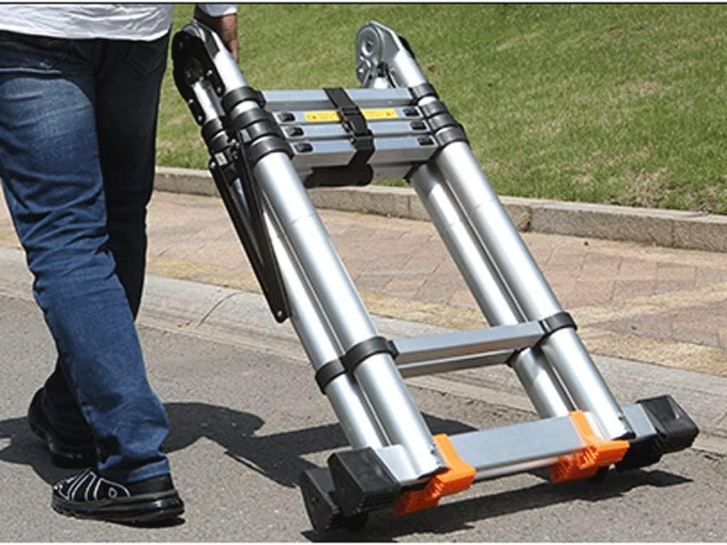 Step Ladder Aluminum Alloy Telescopic Ladder Multifunctional Folding Telescoping Ladder attic Ladder Pull Down Engineering Ladder 1pcs Folding Step Stool