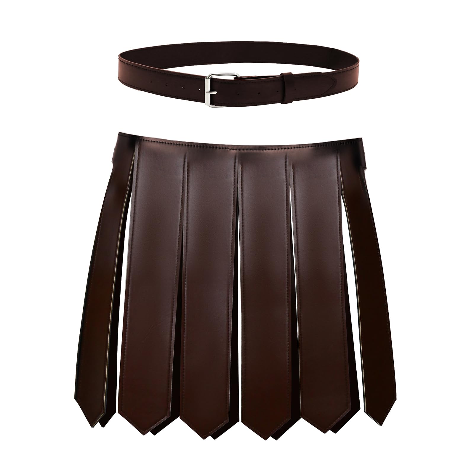 TINAYAUE Men's Medieval Spartan Warrior Skirt - Image 2