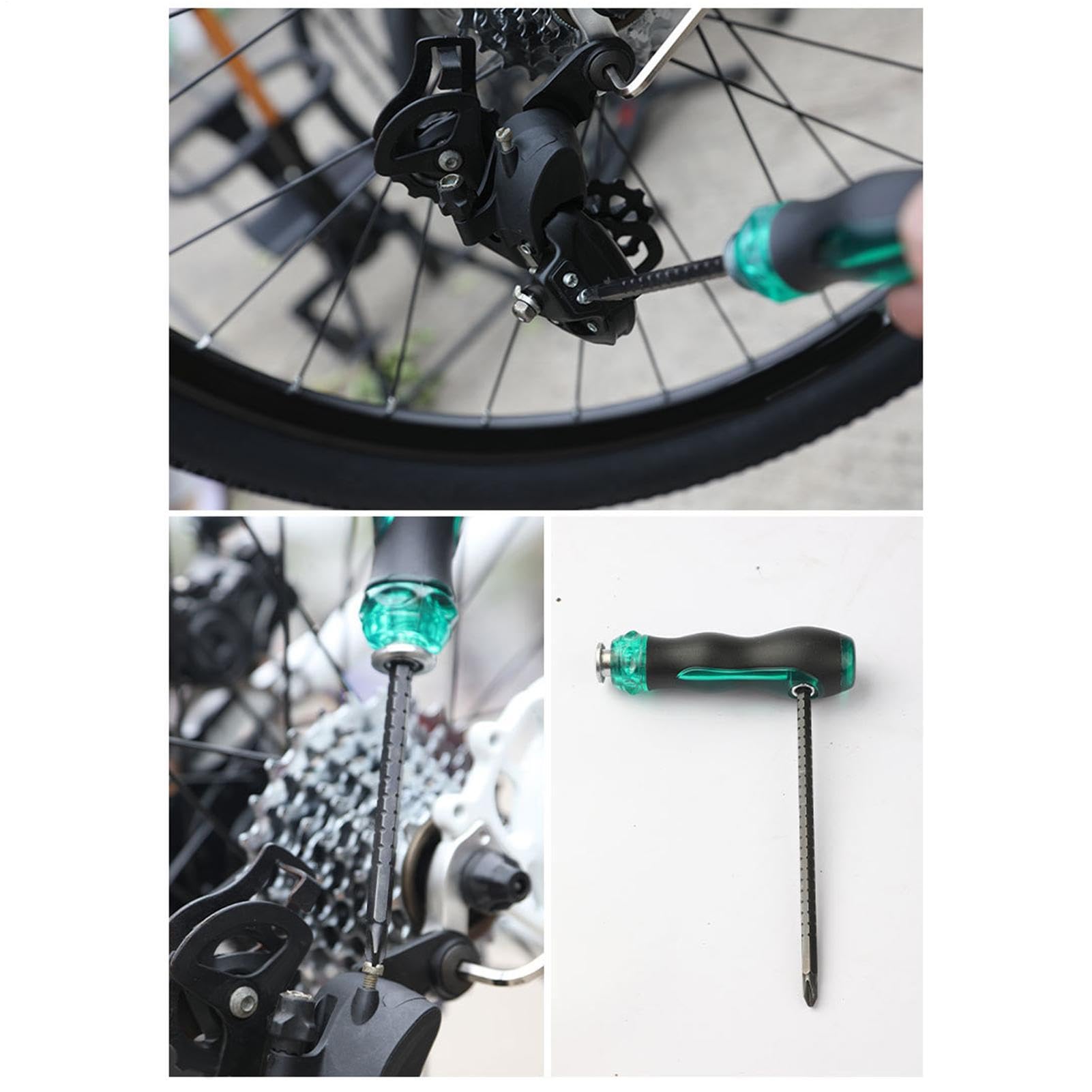 Zestaw Narzędzi Do Naprawy Roweru Wytrzymały śrubokręt rowerowy z przenośną | Zestaw Naprawczy Rowerowy Do Naprawy Łańcucha, Hamulców, Opon Rowerowych I Siodełka, Użytku Domowego, Warsztat