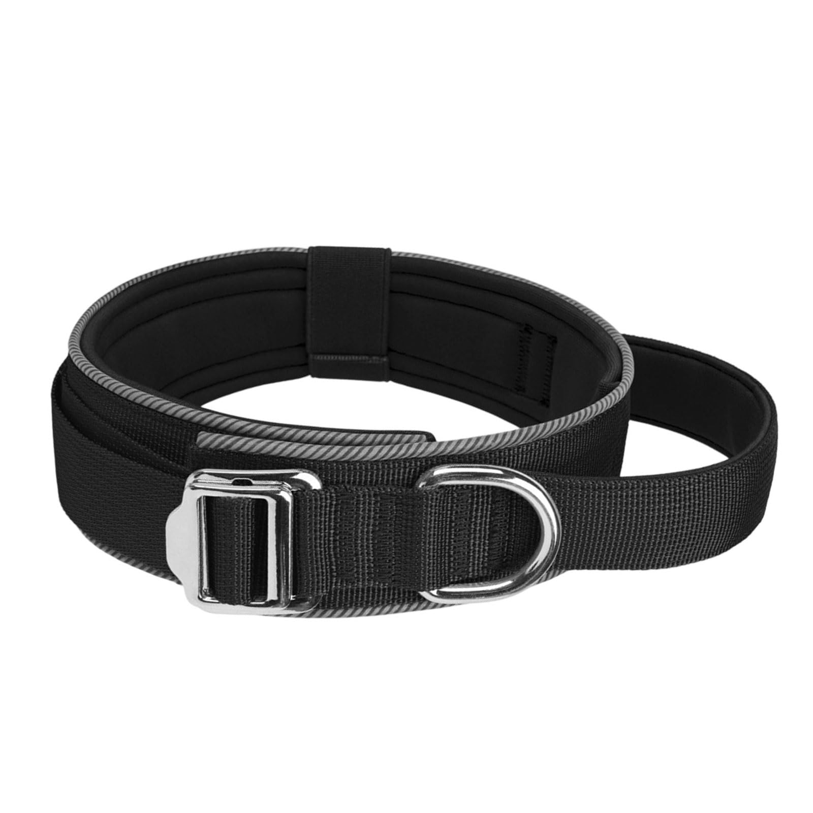 Zeizafa Night Security Reflektierendes Haustierhalsband Verstellbares Gepolstertes Nylon Mit Trainingsgriffkontrolle Reflektierendes Nylon Hundehalsband