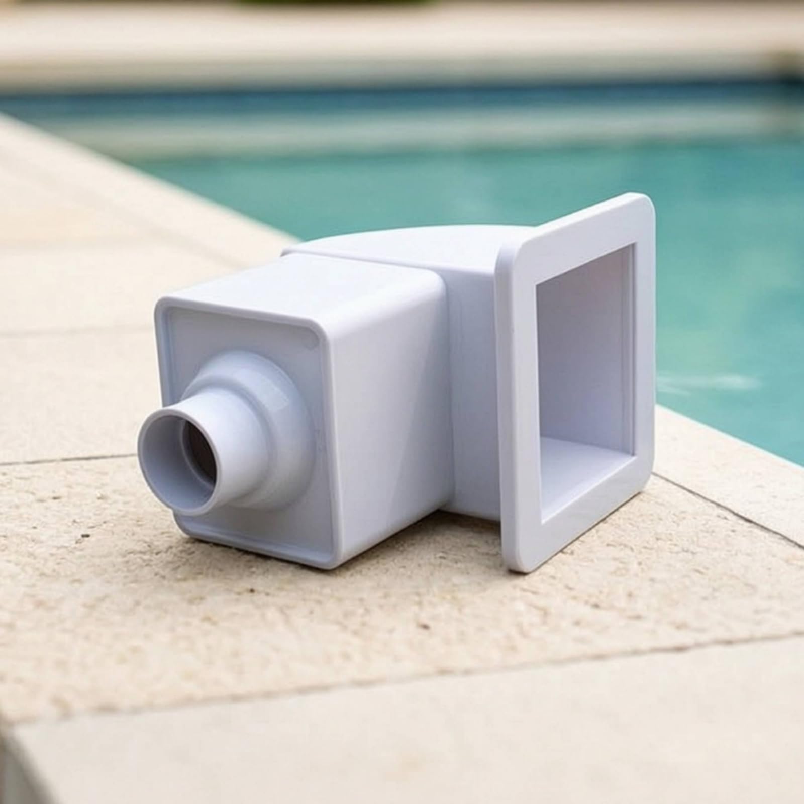 Colcolo Skimmer de Piscina Limpiador Recogedor Cesta Aspirador con Apertura Frontal Cuadrada y Bajo de Canalización al Filtro para Hojas y Ramas Adecuado para