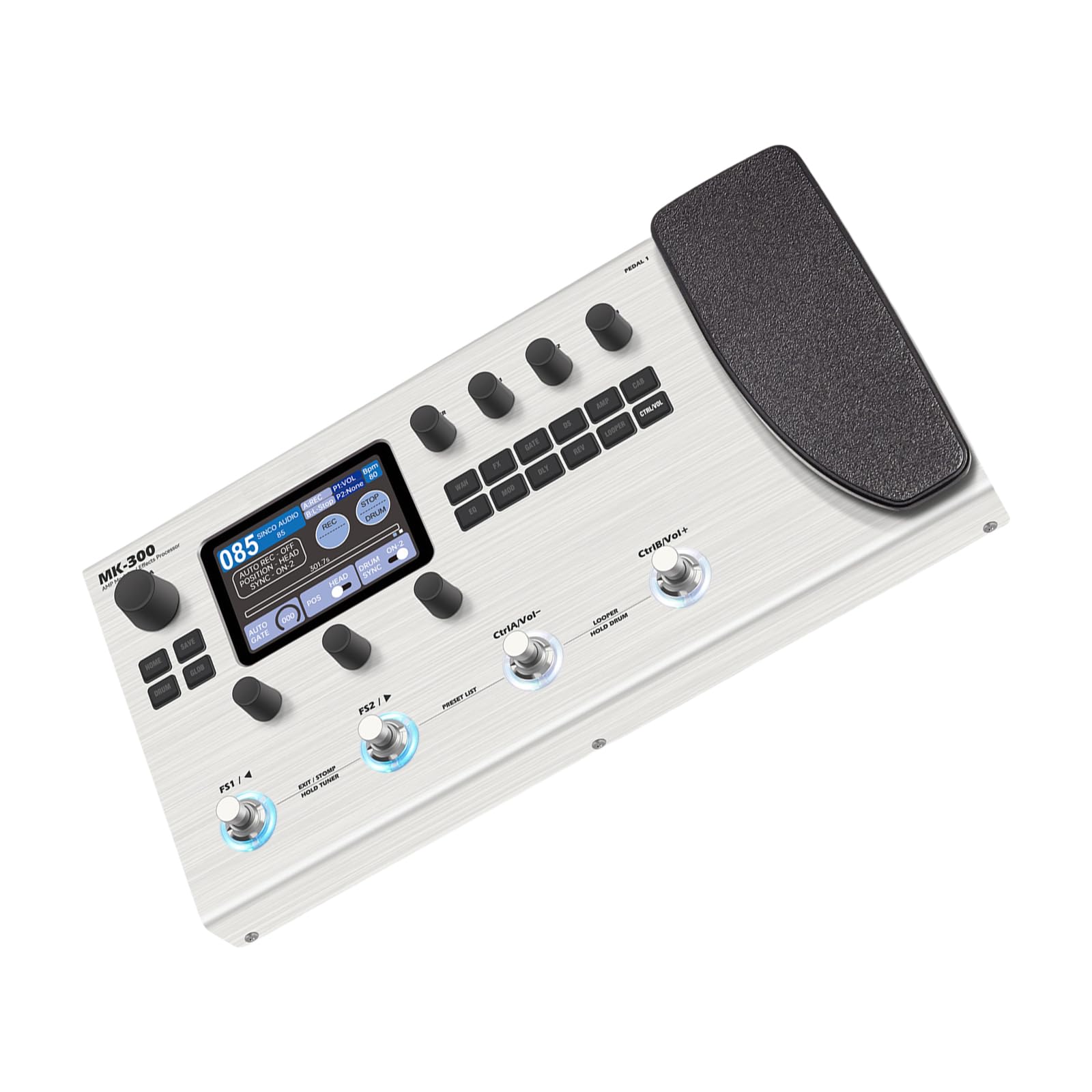 Amazon | Lodoot MK300 モデリングギタープロセッサー 10時間