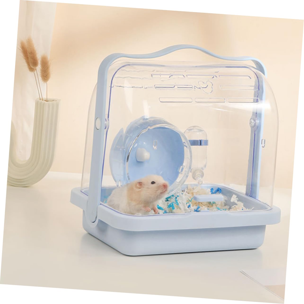 YARNOW Cage pour Hamster Étui Portable pour Animaux De Compagnie Étui De Transport pour Petits Animaux