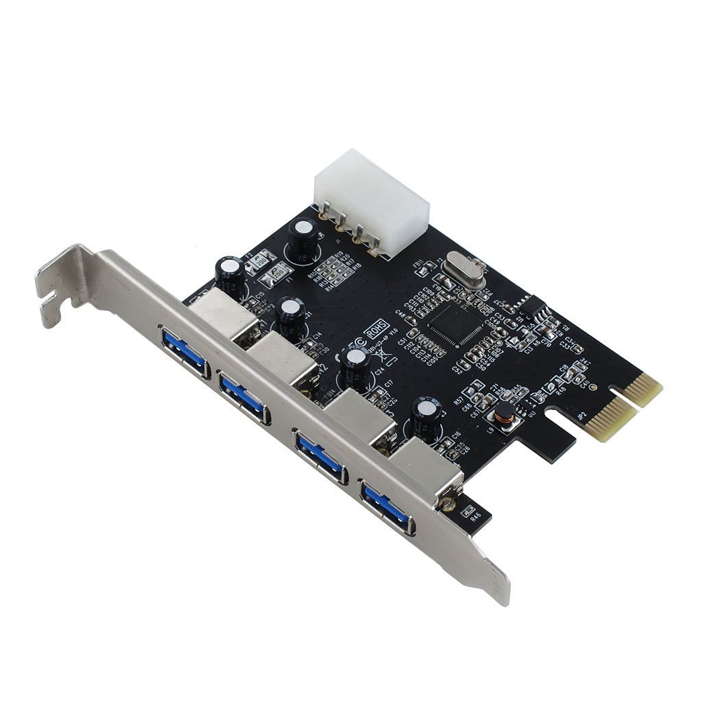 SednaPCI Express USB 3.0 4 Port Adapter (4E) - NEC/Renesas 720201 chip Set
