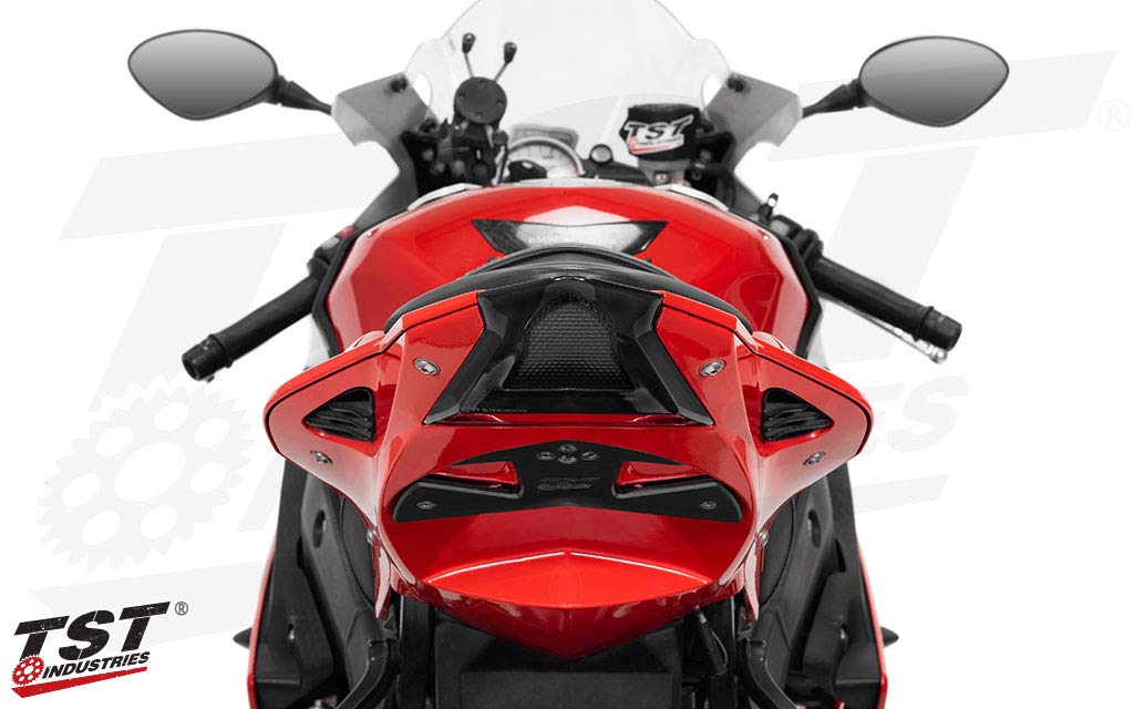 Amazon TST S1000RR S1000R HP4用ウィンカー内蔵プログラミングLEDテールライト 10262 スモーク ブレーキライト 車 バイク