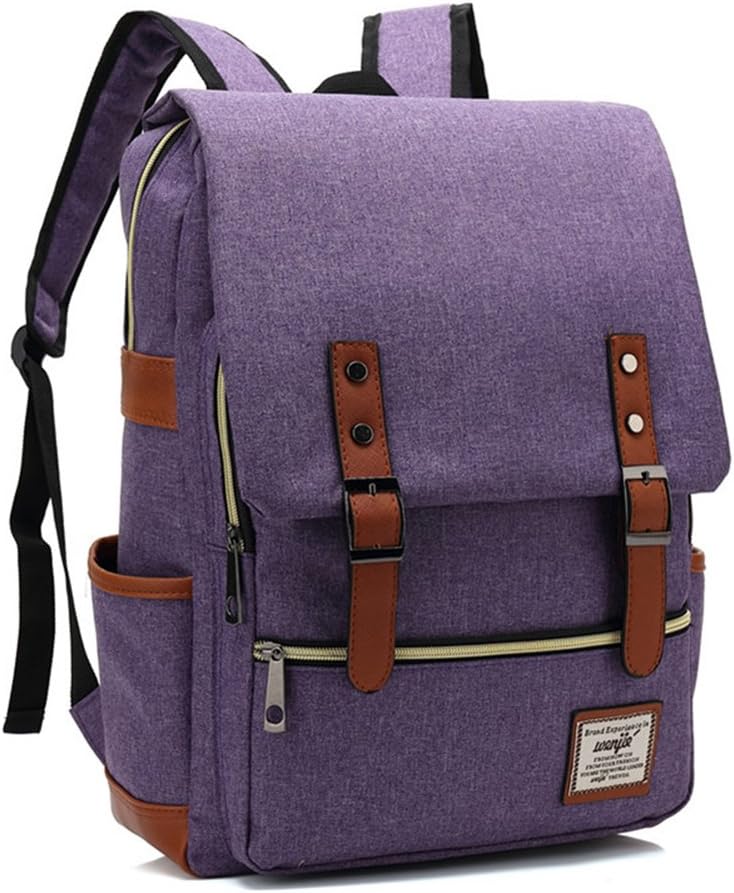 UGRACE Slim Business Laptop Backpack Elegant Casual Daypacks Outdoor Sports Rucksack School Shoulder Bag for Men Women,Unique Travelling Backpack Fits up to 15.6Inch Macbook (Violet)