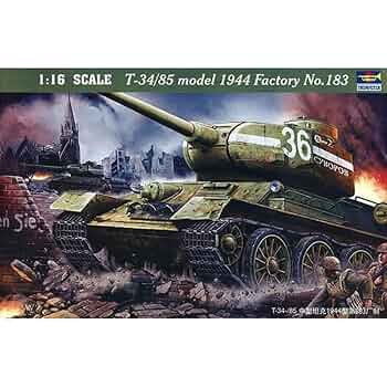 Amazon | トランペッター 1/16 Armor-T-34/85 model 1944 Fty