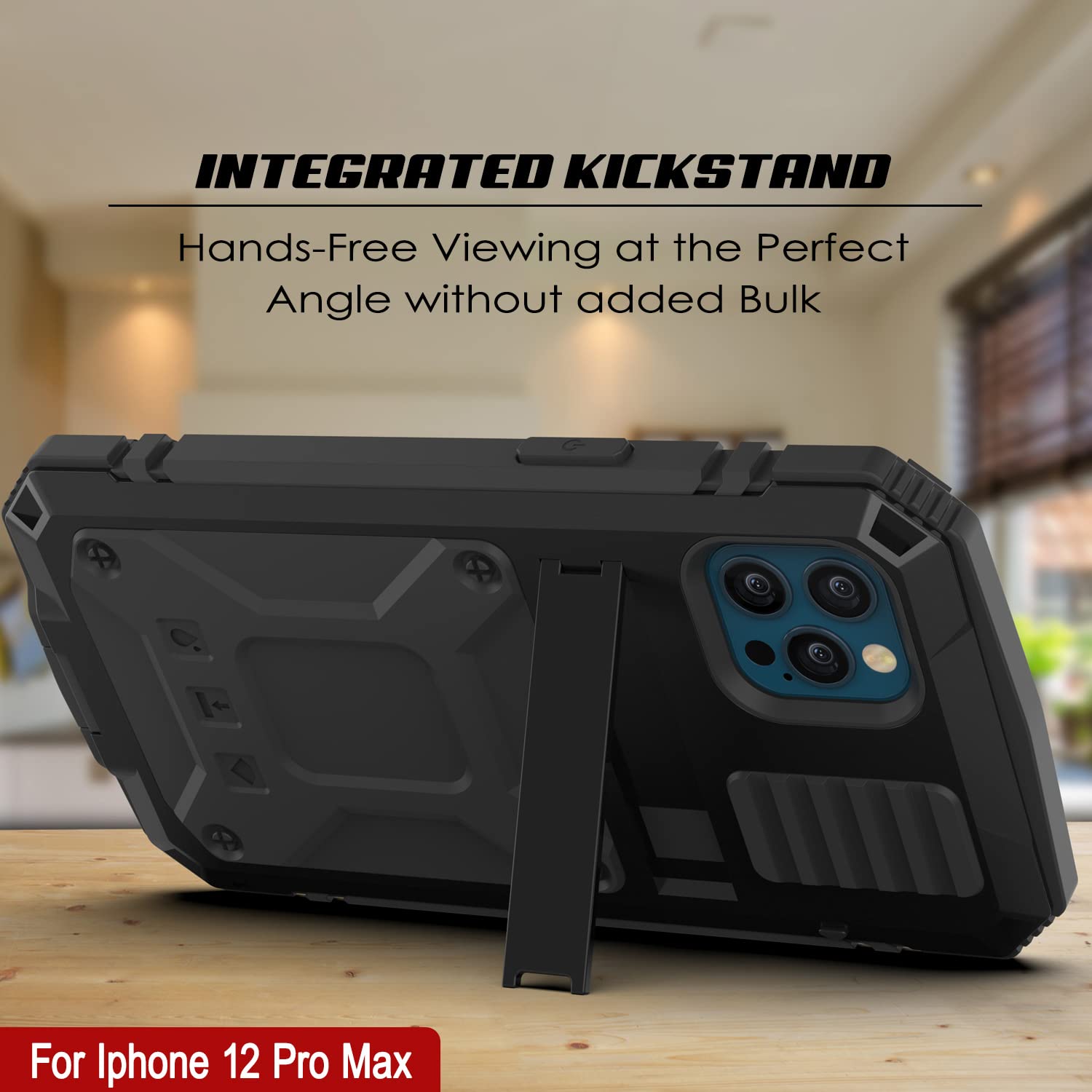 PunkCase Custodia In Metallo Per IPhone 12 Pro Max 2.0: Alluminio E TPU Con Vetro Temperato Incluso - 2