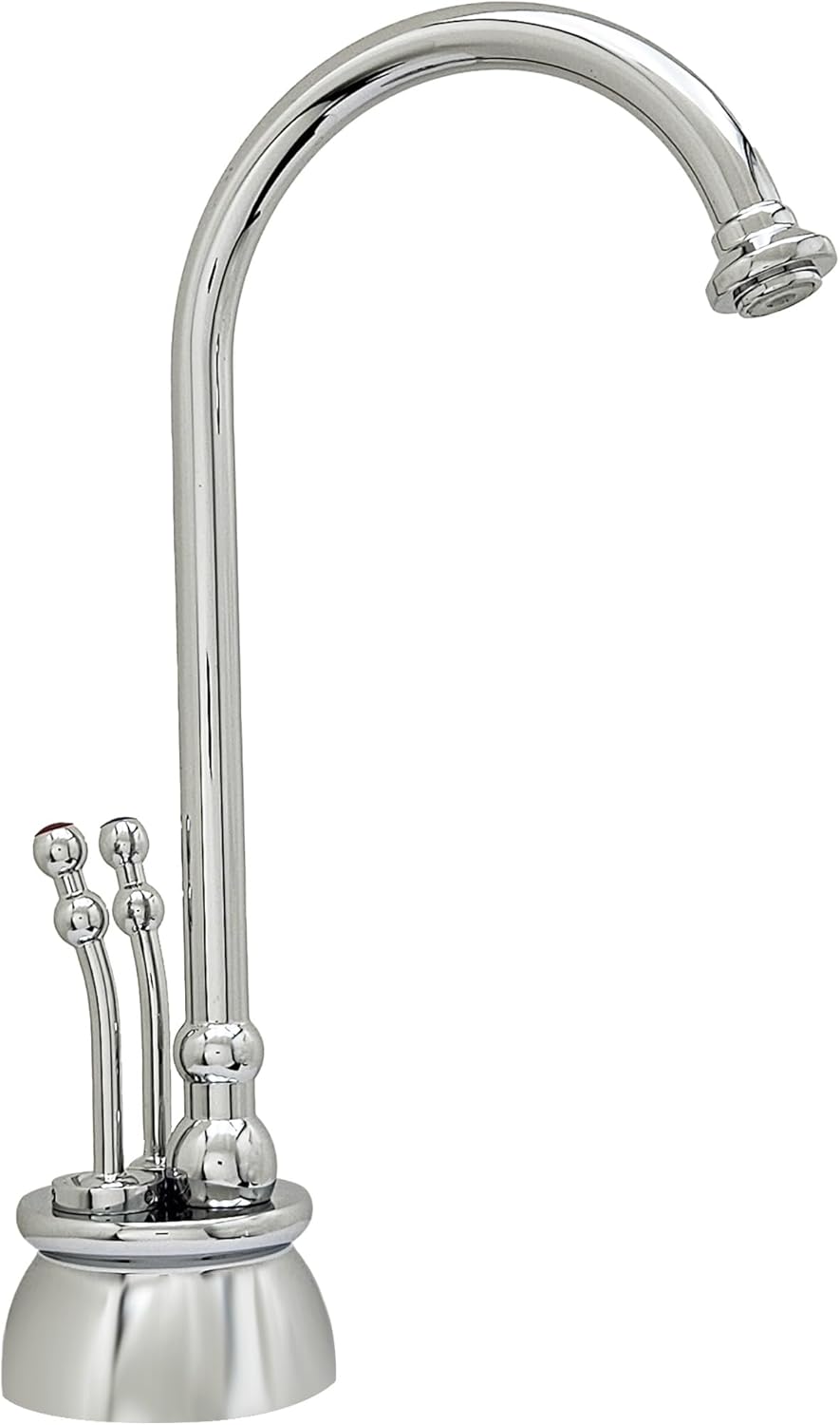 Westbrass D262-NL-05 Docalorah 10" 2-Handle Hot and Cold Water Dispenser Faucet (Tank Sold Separately), Polished Nickel
