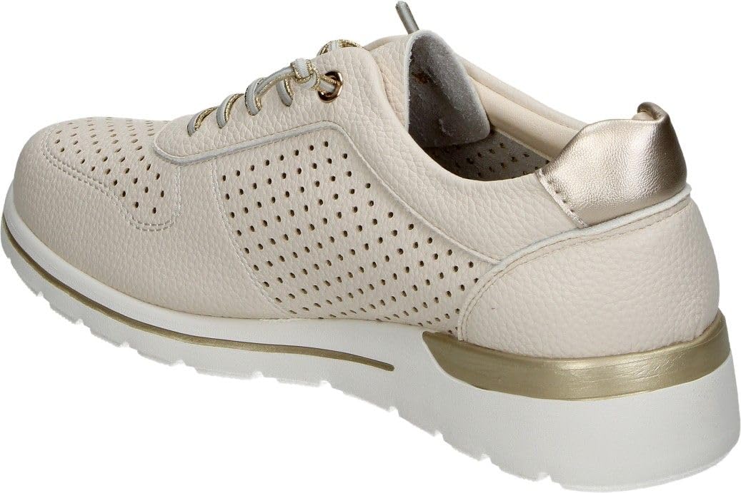amarpies | Zapatos con Cuña Mujer – Zapatos Casual– Zapatos con Cordones Decorativos – Slip On – Cuña Baja y Cómoda – Versátiles y Combinables – Modelo AHI30066