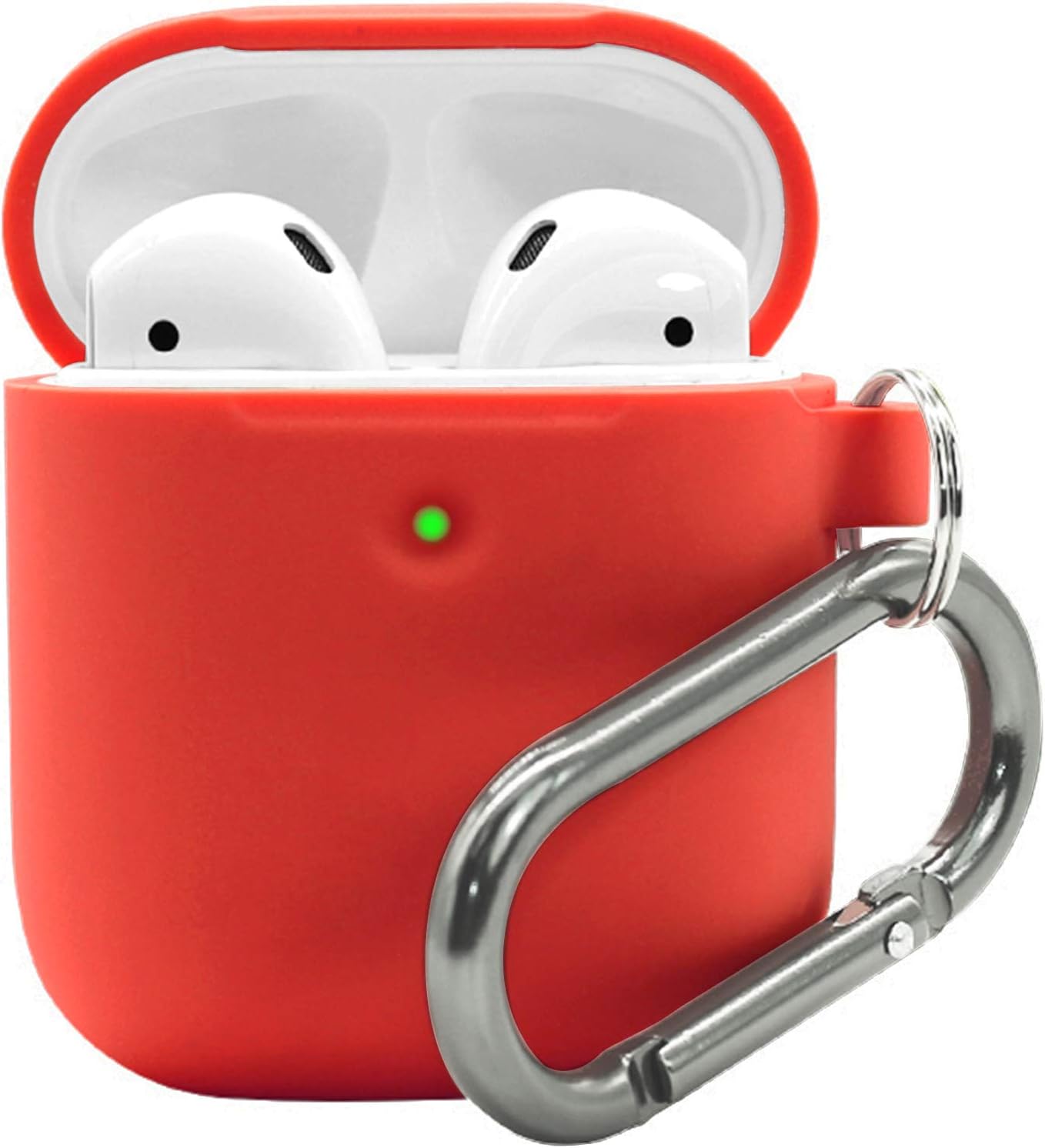 خرید و قیمت کیس Airpods 2 با Keychain ضد آب جلد سیلیکون ضد آب لوازم