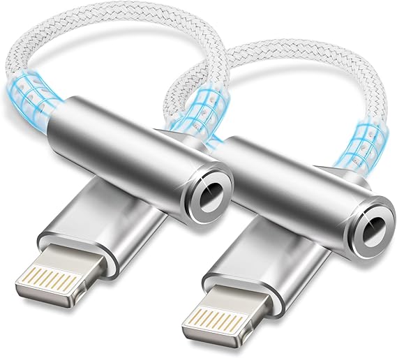 Esiposs Lightning to 3.5 mm Headphone Jack Lightning to Jack HiFi