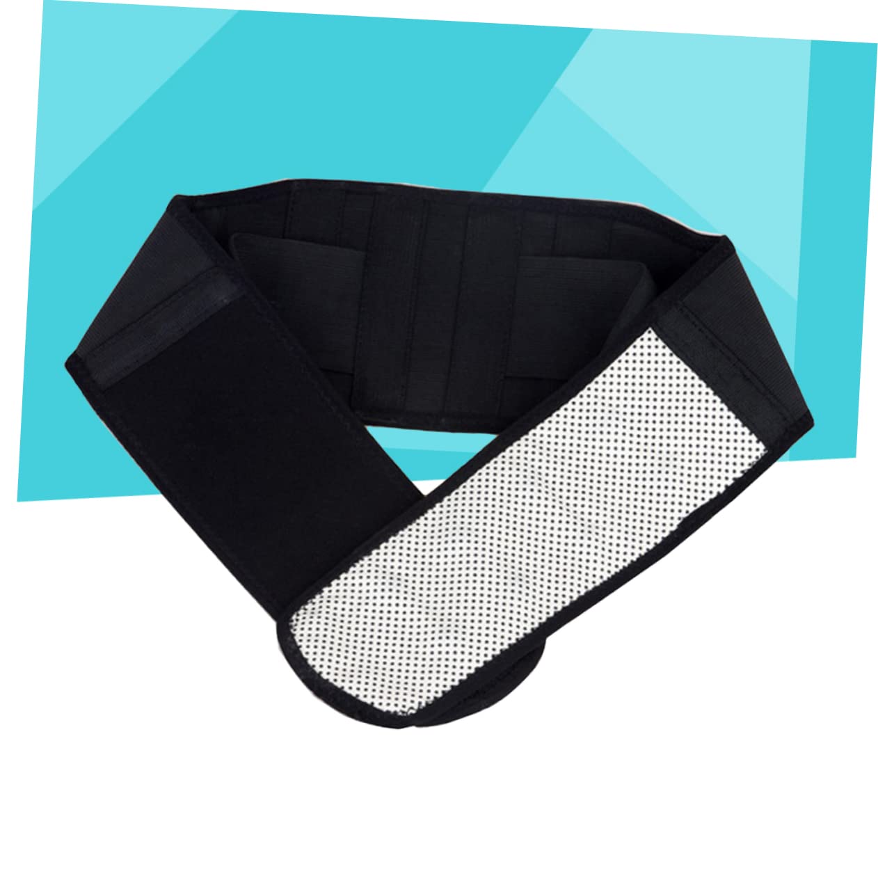 PERSELOSO Tourmaline Lumbar Support Brace Adjustable Back Waist Support Belt with Breathable Mesh and Four Plates Xl for Enhanced Comfort and Stability