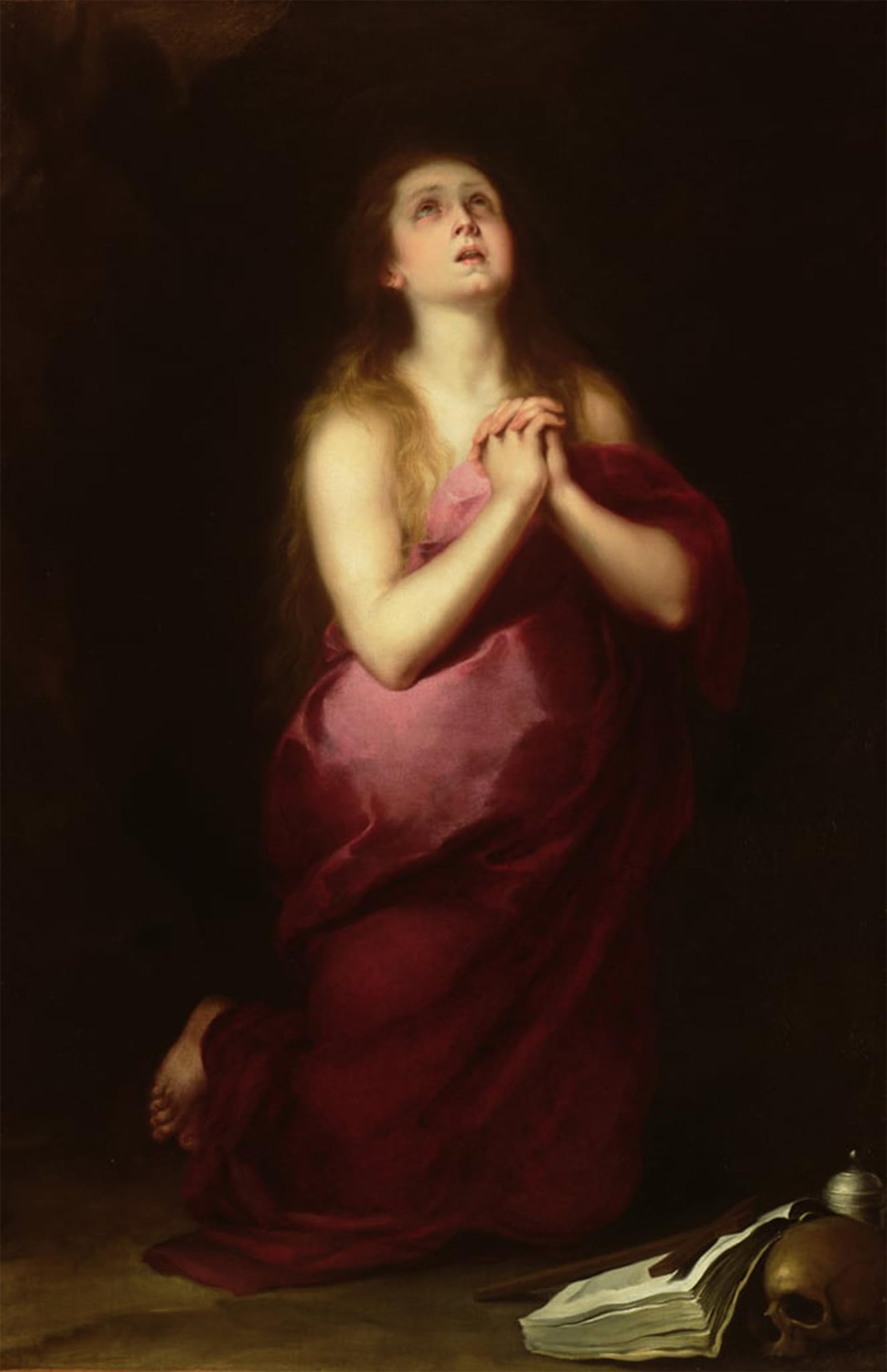 Impresiones lienzo Maria Maddalena de Murillo con acabado premium 5
